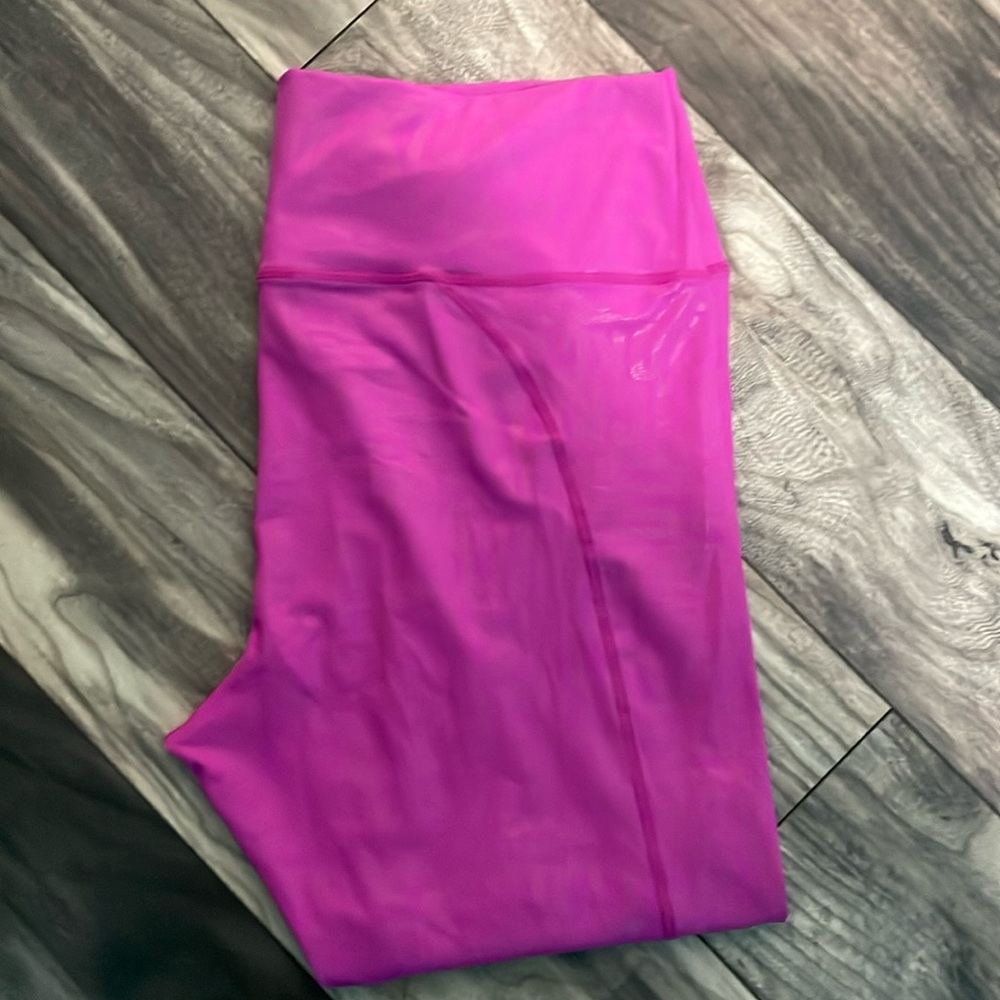 FableticsHigh-Waisted Printed Powerhold Legging In Bright Fuchsia 1X